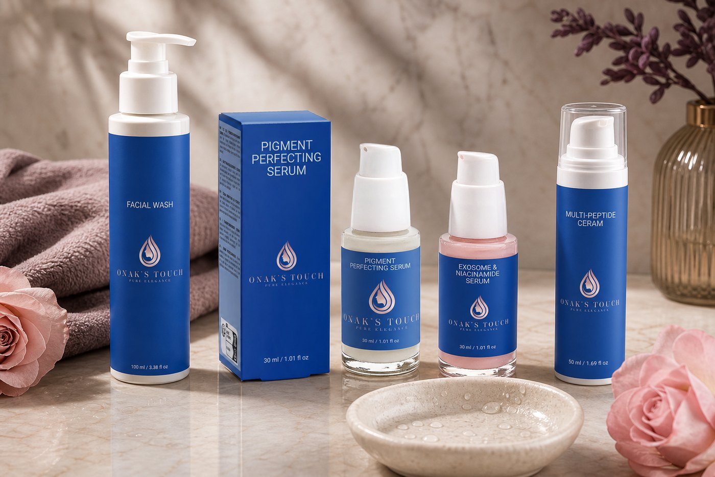 Brighter, even skin in one ritual